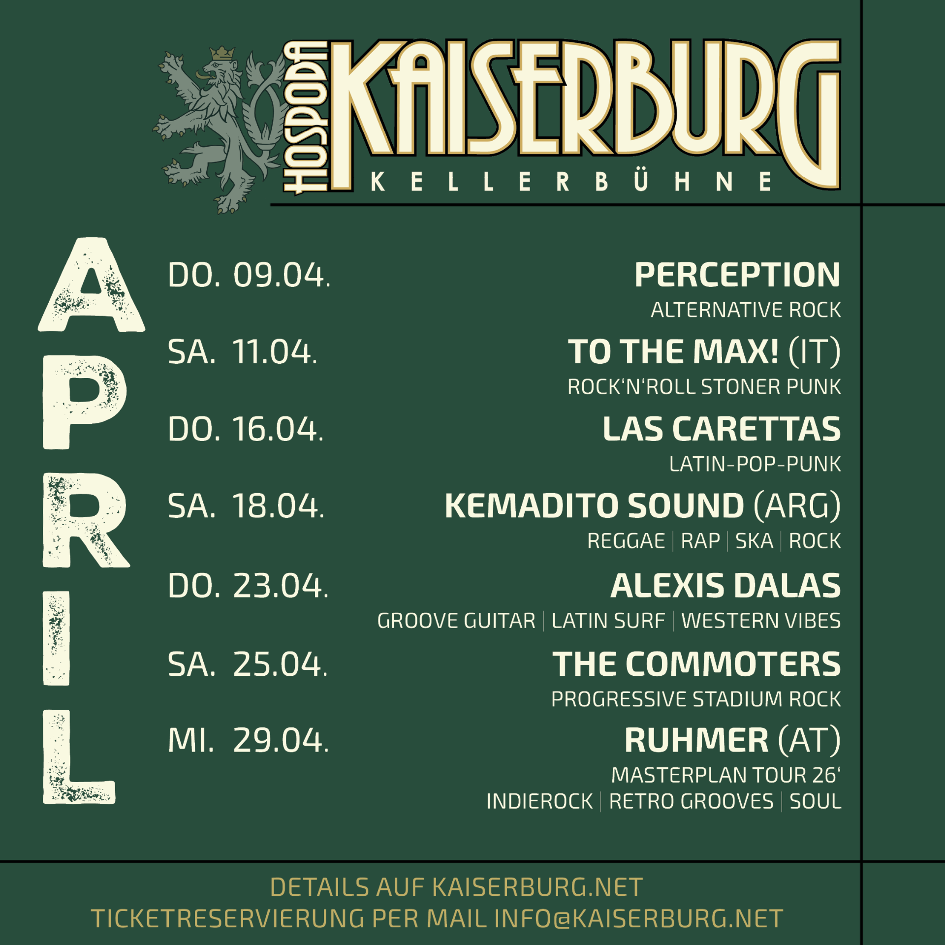 Konzert Vorschau - Details folgen